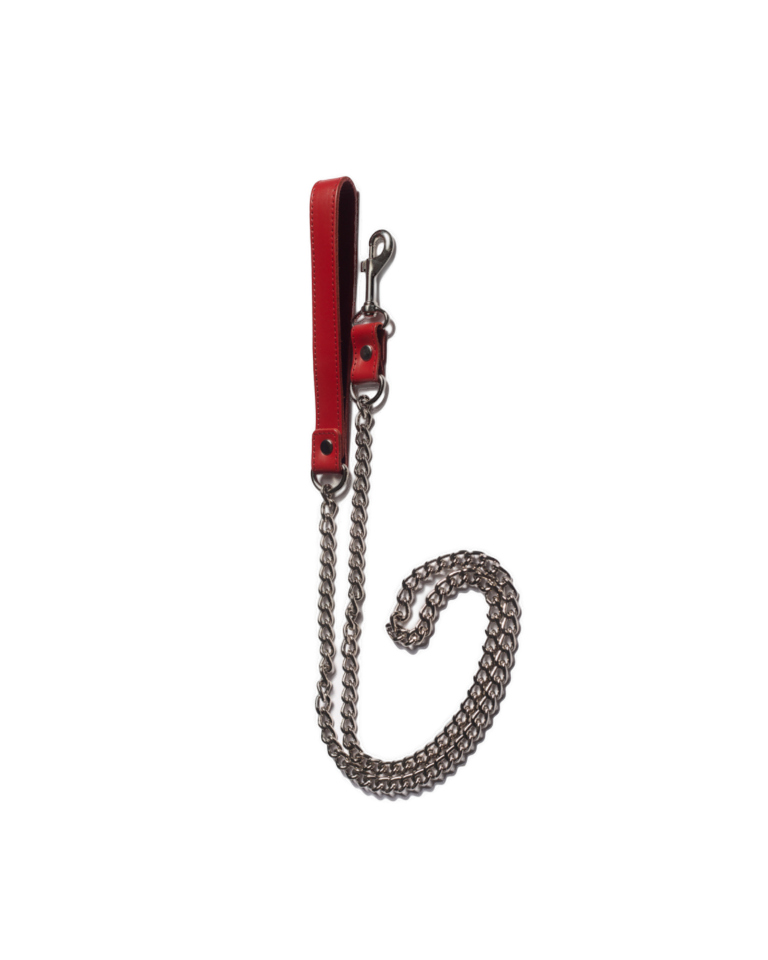 Smycz skórzana z rączką