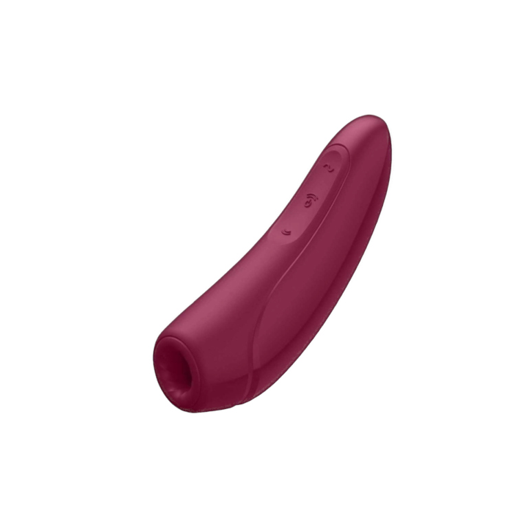Bezdotykowy masażer z większą dziurką bordowy