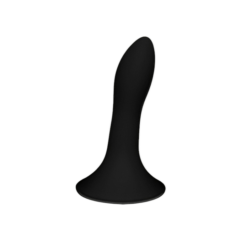 Elastyczne czarne dildo 5"