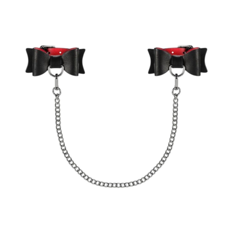 Kajdanki z kokardami