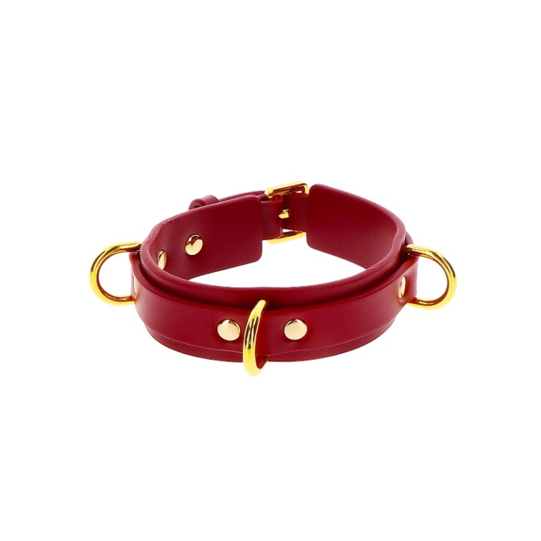 O-RING Choker czerwony