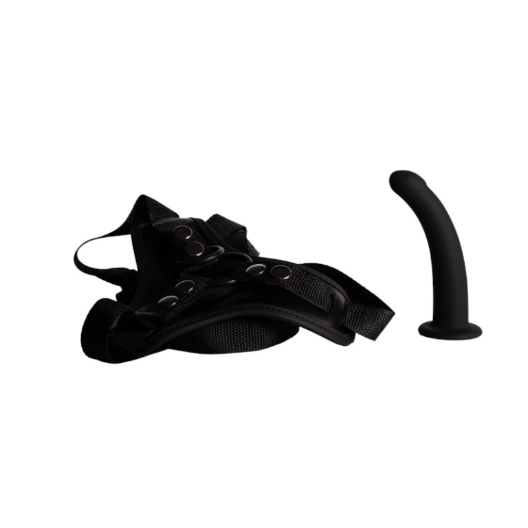 Strapon z dołączonym dildo