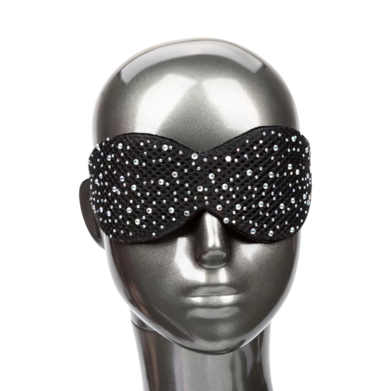 Maska na oczy z kryształkami