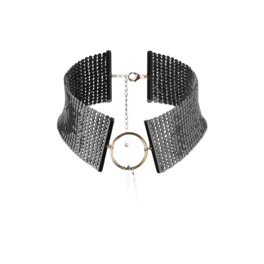 Obroża z metalowej siatki