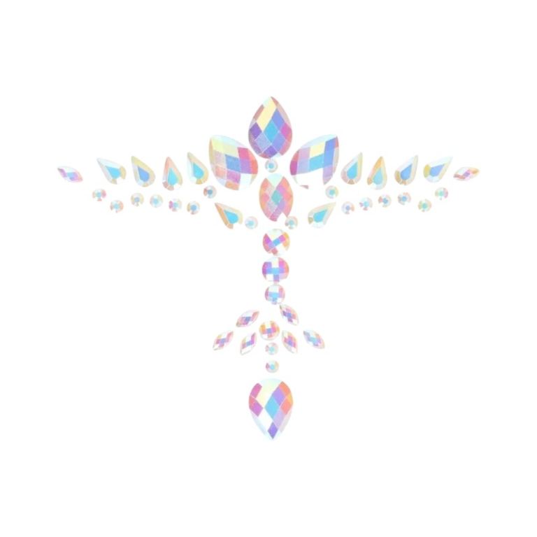 Naklejka ozdobna między piersi