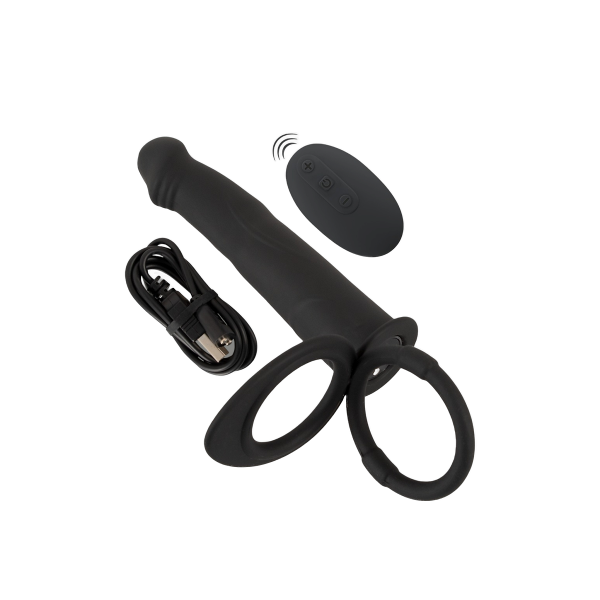 Podwójne dildo na pilota