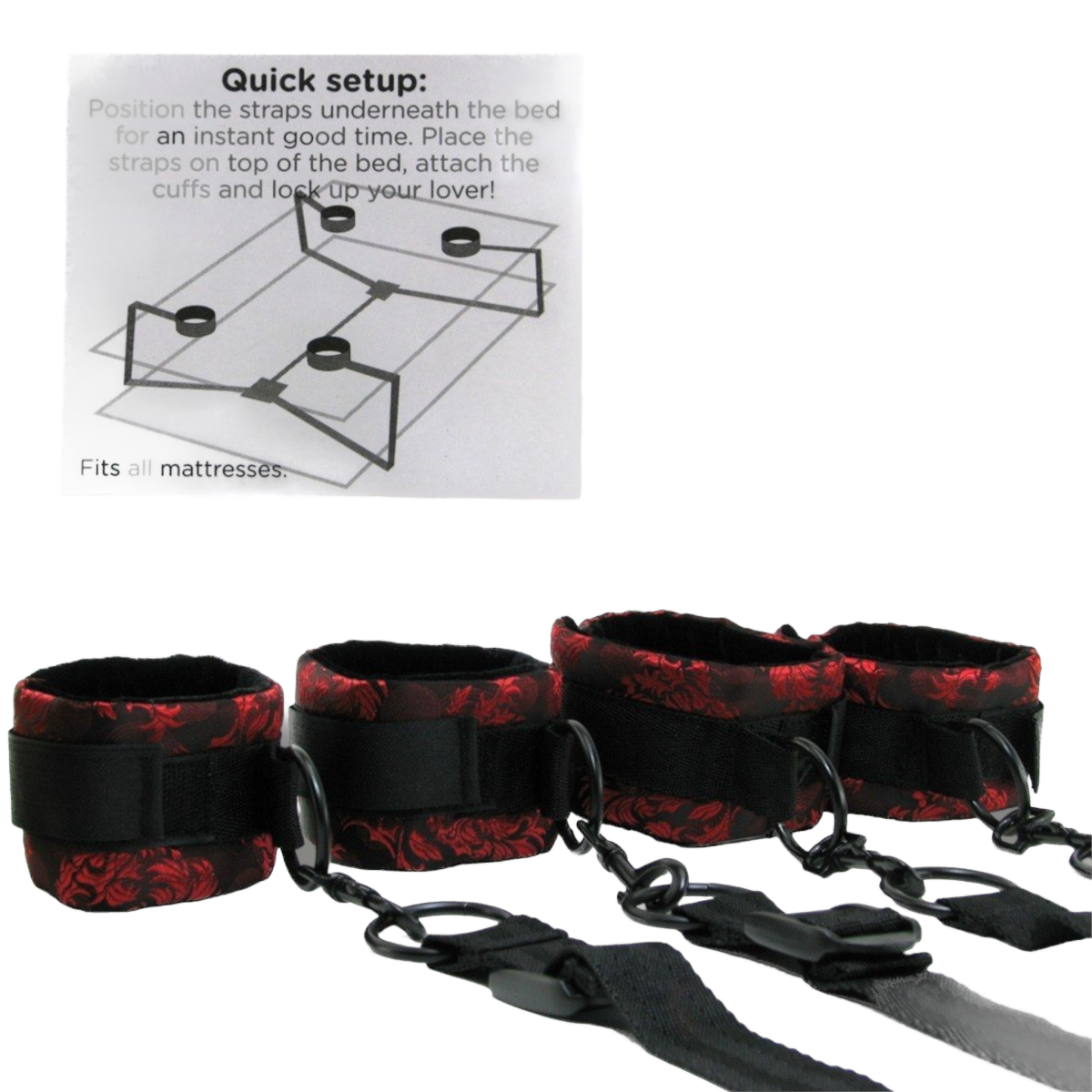 Zestaw wiązań do łóżka