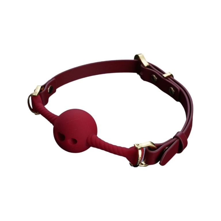 UPKO Desire for Mouth Bondage – oddychający czerwony gag