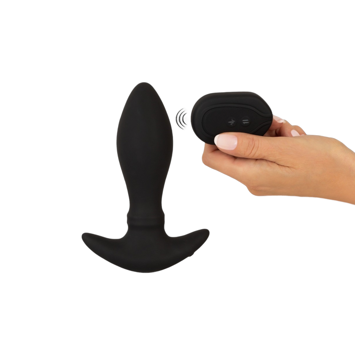 Korek analny z masującymi ringami