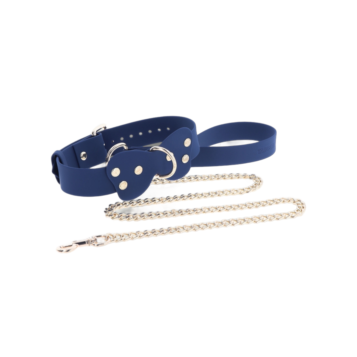 Silikonowa obroża ze smyczą