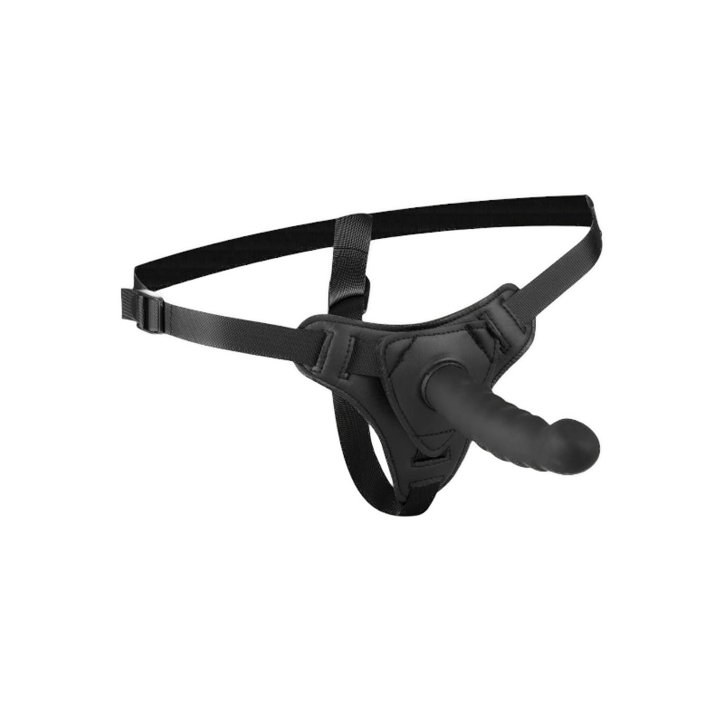 Strap-on z silikonowym dildo – Czarny