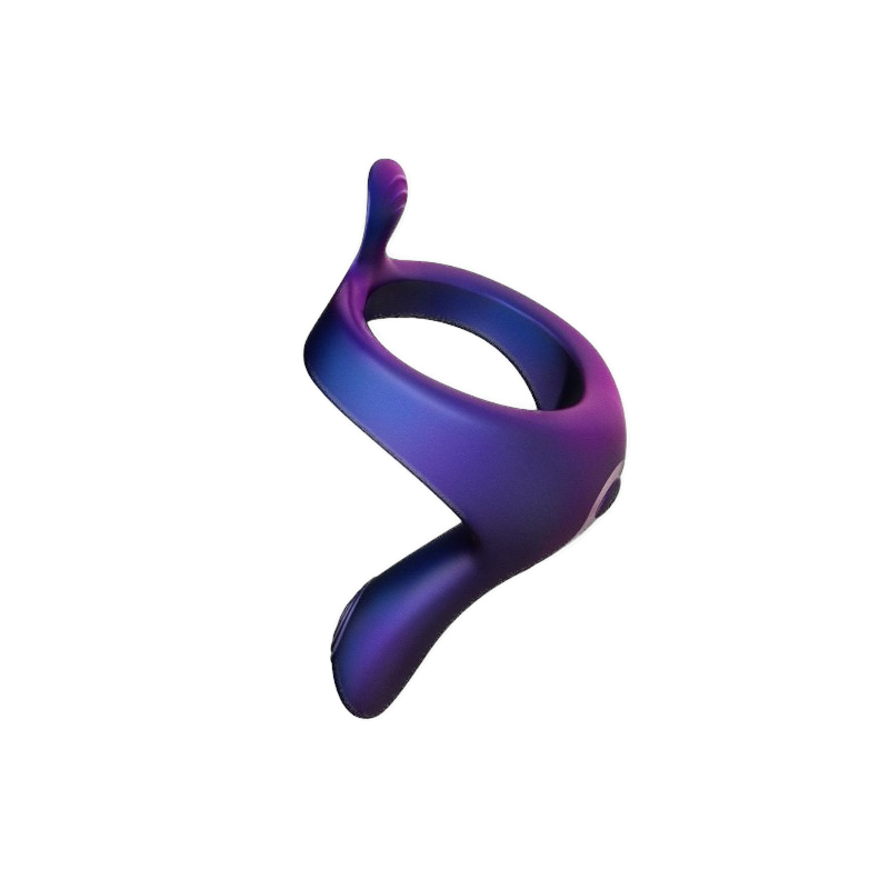 Wibrujący ring na penisa z wypustką