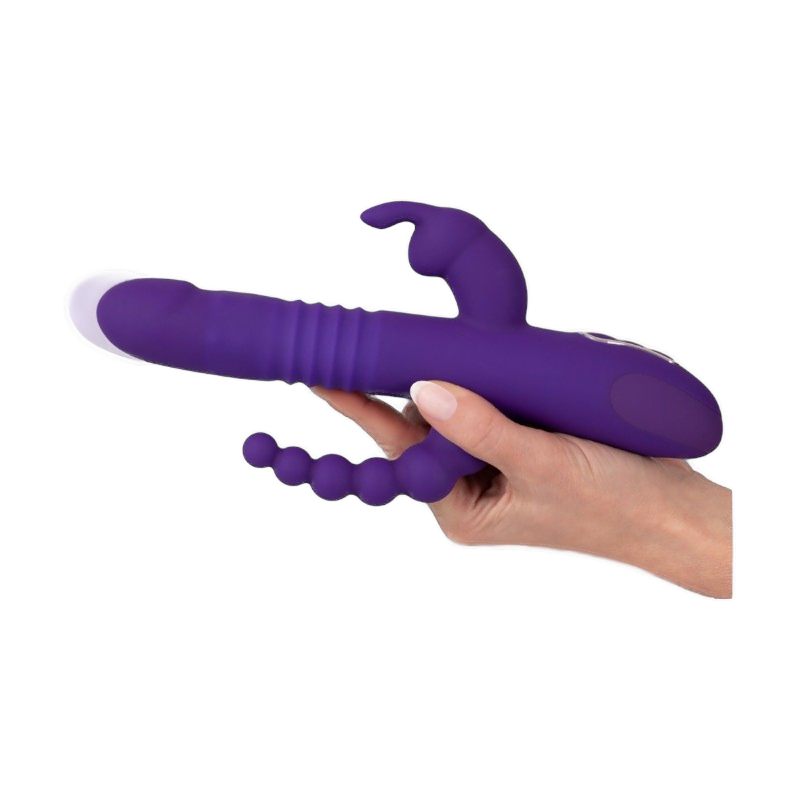 Potrójny wibrator -fiolet