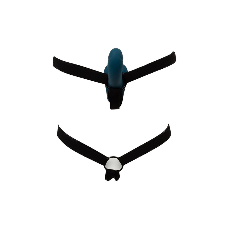 Strap-on z wibratorem na pilota