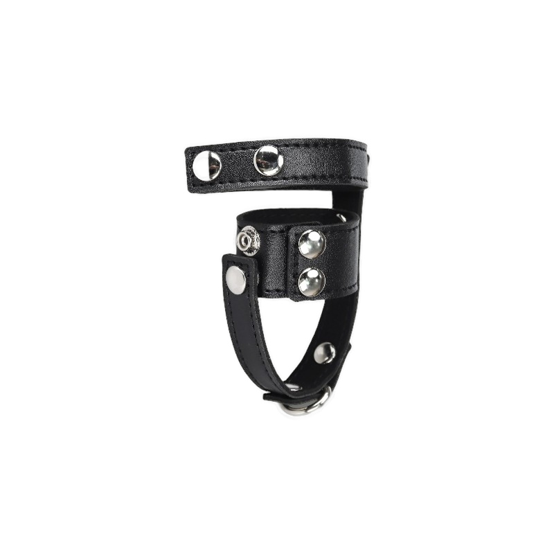 Regulowana opaska zaciskowa na penisa i jądra