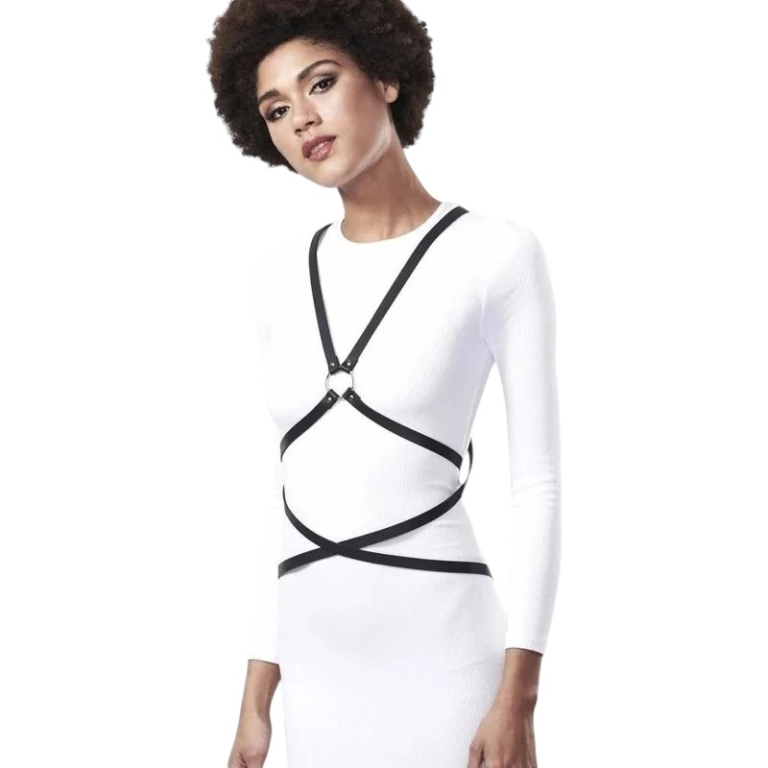 Wielofunkcyjny harness z ekoskóry