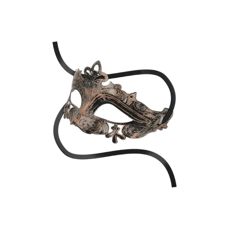 Wenecka miedziana maska