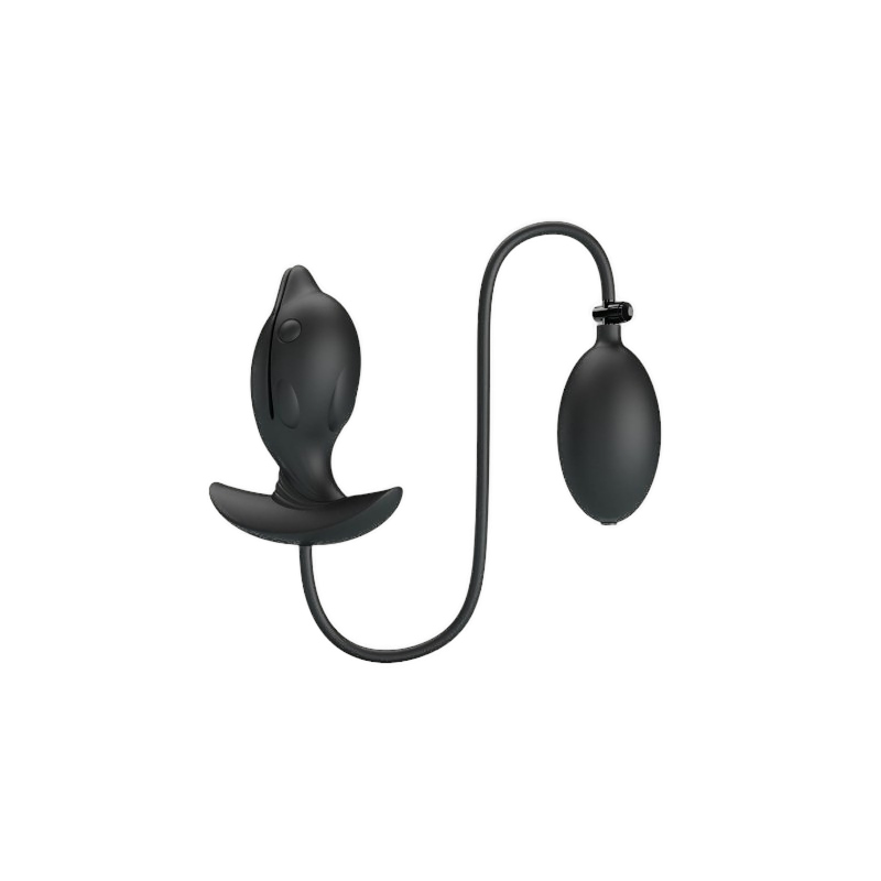 Pompowany korek analny Rozkoszny Delfinek