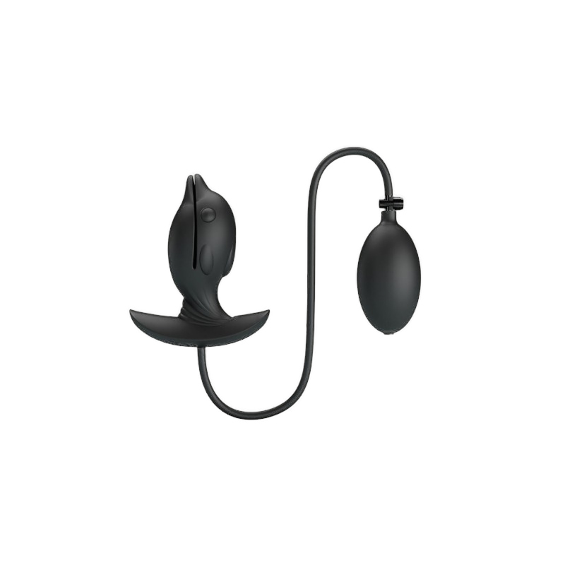 Pompowany korek analny Rozkoszny Delfinek