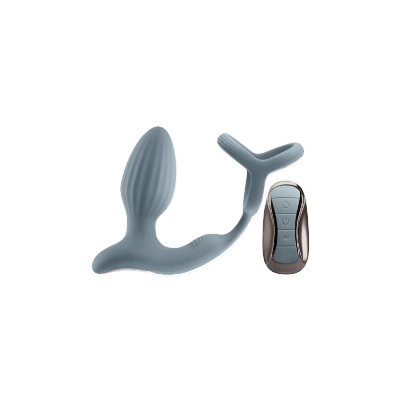 Wibrujący masażer prostaty z pierścieniem