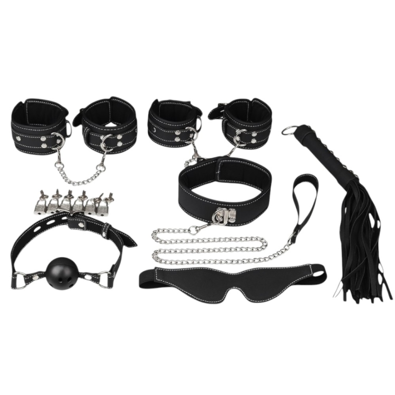 Siedmioelementowy zestaw BDSM