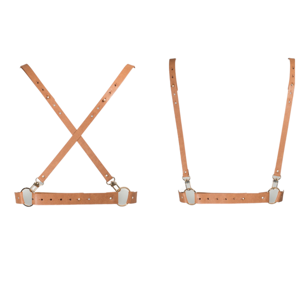 X-harness z regulowanymi paskami